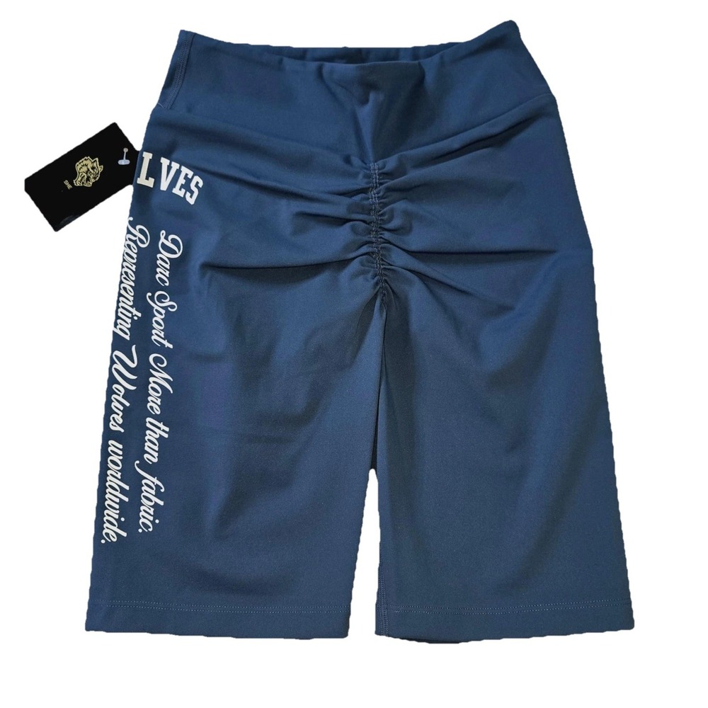 SHE Darc Sport Shield Energy Shorts Womens Small Ocean Blue High Waisted - Picture 2 of 7